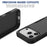 For iPhone 18 Pro / 17 Pro Case 2 in 1 PC + TPU Shockproof Phone Cover - Black - 5