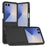 For Samsung Galaxy Z Flip7 5G Case 2 in 1 PC + TPU Shockproof Phone Cover - Black - 1