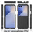 For Samsung Galaxy Z Flip7 5G Case 2 in 1 PC + TPU Shockproof Phone Cover - Black - 7