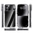 IPAKY For iPhone 17 Pro Clear Case Metal Lens Frame Shockproof TPU Phone Cover - Black - 2