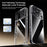 IPAKY For iPhone 17 Pro Clear Case Metal Lens Frame Shockproof TPU Phone Cover - Black - 6