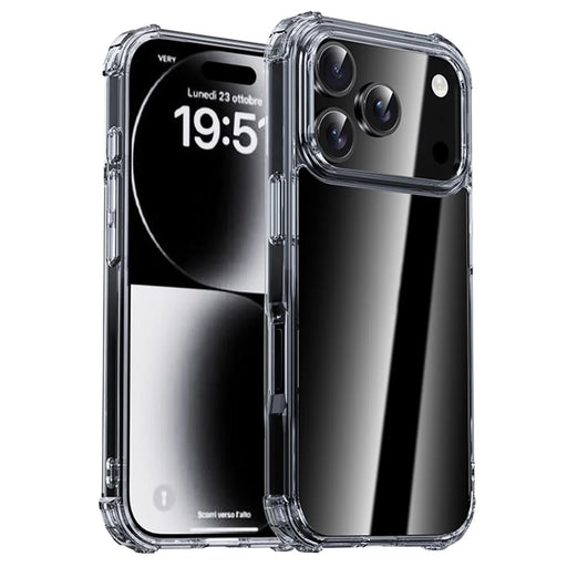 IPAKY For iPhone 17 Pro Case Four Corner Shockproof Clear Phone Back Cover - 1