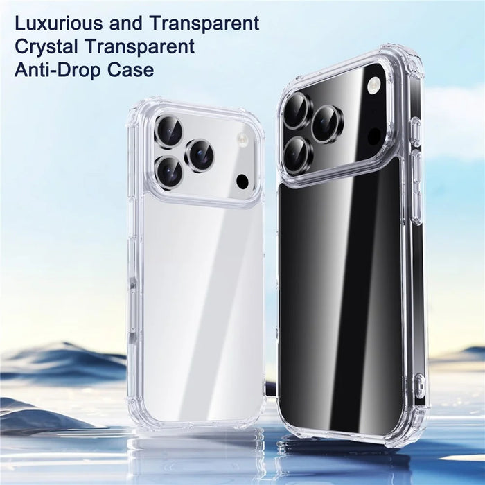IPAKY For iPhone 17 Pro Case Four Corner Shockproof Clear Phone Back Cover - 2