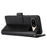 For Google Pixel 8 Case Textured Leather Wallet Phone Cover with Strap - Black - 4