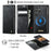 CASEME For Samsung Galaxy S22 Ultra 5G Case  C49 Magnetic Case RFID Blocking Detachable Wallet Leather Phone Cover - Black - 2