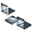 GKK For Samsung Galaxy Z Flip7 5G Case with Screen Film Kickstand Hard PC Phone Back Cover - Silver - 4
