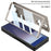 GKK For Samsung Galaxy Z Fold7 5G Case Hard PC + Tempered Glass Anti-Scratch Phone Cover - Silver - 7