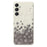 For Samsung Galaxy A16 5G  /  4G Case Grey Flowers Pattern Printing Straight Edge TPU Phone Back Cover - Beige - 1
