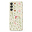 For Samsung Galaxy A16 5G  /  4G Case Small Flower Leaves Pattern Printing Straight Edge TPU Phone Back Cover - Beige - 1