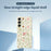 For Samsung Galaxy A16 5G  /  4G Case Small Flower Leaves Pattern Printing Straight Edge TPU Phone Back Cover - Beige - 3