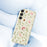 For Samsung Galaxy A16 5G  /  4G Case Small Flower Leaves Pattern Printing Straight Edge TPU Phone Back Cover - Beige - 5