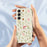 For Samsung Galaxy A16 5G  /  4G Case Small Flower Leaves Pattern Printing Straight Edge TPU Phone Back Cover - Beige - 6