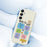 For Samsung Galaxy A16 5G  /  4G Case Colored Sticky Notes Pattern Printing Straight Edge TPU Phone Back Cover - Beige - 5