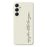 For Samsung Galaxy A16 5G  /  4G Case WordArt Pattern Printing Straight Edge TPU Phone Back Cover - Beige - 1