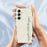 For Samsung Galaxy A16 5G  /  4G Case WordArt Pattern Printing Straight Edge TPU Phone Back Cover - Beige - 6