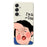 For Samsung Galaxy A16 5G  /  4G Case Make Faces Kid Pattern Printing Straight Edge TPU Phone Back Cover - Beige - 1