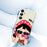 For Samsung Galaxy A16 5G  /  4G Case Cute Kid Pattern Printing Straight Edge TPU Phone Back Cover - Beige - 5