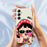 For Samsung Galaxy A16 5G  /  4G Case Cute Kid Pattern Printing Straight Edge TPU Phone Back Cover - Beige - 6