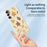 For Samsung Galaxy A16 5G  /  4G Case Maple Leaves Pattern Printing Straight Edge TPU Phone Back Cover - Beige - 4