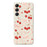 For Samsung Galaxy A16 5G  /  4G Case Big Bow Cherry Pattern Printing Straight Edge TPU Phone Back Cover - Beige - 1