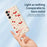 For Samsung Galaxy A16 5G  /  4G Case Big Bow Cherry Pattern Printing Straight Edge TPU Phone Back Cover - Beige - 4