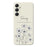 For Samsung Galaxy A16 5G  /  4G Case Sketch Flowers Pattern Printing Straight Edge TPU Phone Back Cover - Beige - 1