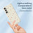 For Samsung Galaxy A16 5G  /  4G Case Red Cherry Pattern Printing Straight Edge TPU Phone Back Cover - Black - 3