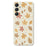 For Samsung Galaxy A16 5G  /  4G Case Leaves Pattern Printing Straight Edge TPU Phone Back Cover - Beige - 1