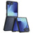 For Samsung Galaxy Z Flip7 5G Shockproof Case TPU+PC Phone Cover - Transparent Black - 1