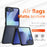 For Samsung Galaxy Z Flip7 5G Shockproof Case TPU+PC Phone Cover - Transparent Black - 4