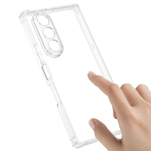 GKK For Samsung Galaxy Z Fold7 5G Case Magnetic Hinge Airbag Shockproof TPU Folding Phone Cover - Transparent - 2