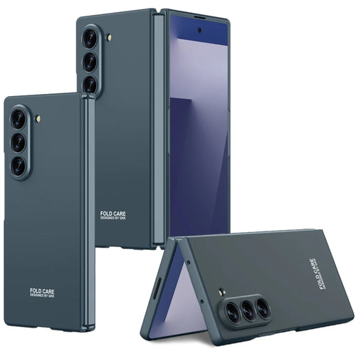 GKK For Samsung Galaxy Z Fold7 5G Case Shockproof Hard PC Folding Phone Cover (No Front Screen Film) - Green - 1
