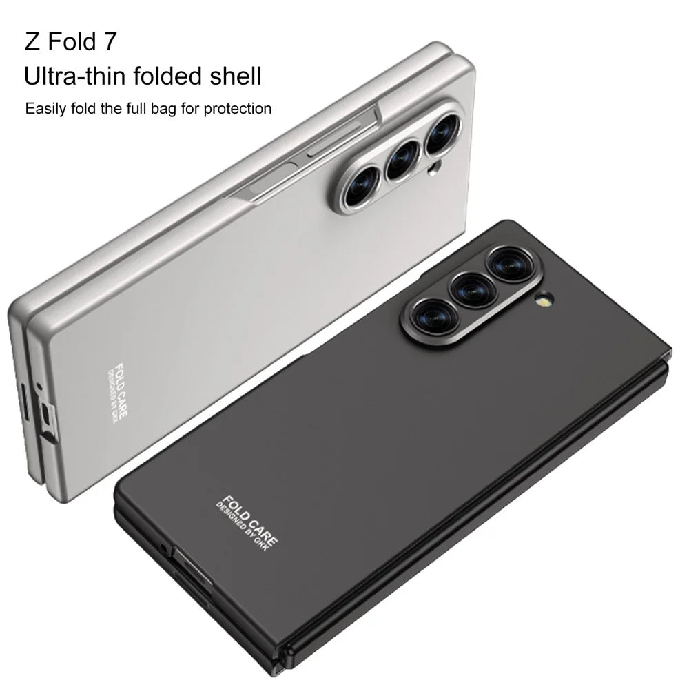 GKK For Samsung Galaxy Z Fold7 5G Case Shockproof Hard PC Folding Phone Cover (No Front Screen Film) - Green - 7