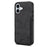 DENIOR For iPhone 17 Case Card Holder Kickstand Leather + PC + TPU Phone Cover - Black - 2