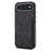 DENIOR For iPhone Air Case Card Holder Kickstand Leather + PC + TPU Phone Cover - Black - 2