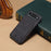 DENIOR For iPhone Air Case Card Holder Kickstand Leather + PC + TPU Phone Cover - Black - 7