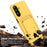 For Samsung Galaxy A56 5G  /  A36 5G Liquid Silicone Case Phone Back Cover with Short Strap - Yellow - 5