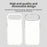 For iPhone Air Case PC + TPU + PET Matte Anti-Drop Phone Back Cover - White - 3