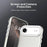 For iPhone Air Case PC + TPU + PET Matte Anti-Drop Phone Back Cover - White - 6