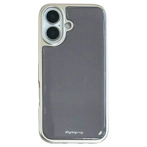 For iPhone 16 Case Minimalist Aesthetic Hard PC Epoxy Phone Cover - 1