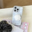 For iPhone 15 Pro Case 3D Camellia Charm Hard PC Epoxy Phone Cover - 4