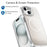 For iPhone 15 Case Compatible with MagSafe TPU + Acrylic Gradient Phone Cover with Kickstand - White - 4