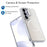 For Samsung Galaxy S25 Magnetic Case TPU + Acrylic Gradient Phone Cover with Kickstand - White - 5