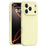 For iPhone 17 Pro Case Precision Fit PC + Liquid Silicone Protective Phone Cover with Microfiber Lining - Cream Yellow - 1