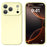 For iPhone 17 Pro Case Precision Fit PC + Liquid Silicone Protective Phone Cover with Microfiber Lining - Cream Yellow - 2