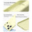 For iPhone 17 Pro Case Precision Fit PC + Liquid Silicone Protective Phone Cover with Microfiber Lining - Cream Yellow - 5