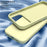 For iPhone 18 Pro / 17 Pro Case PC + Liquid Silicone Anti-Scratch Lining Phone Cover - Cream Yellow - 4