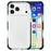 For iPhone 17 Pro Max Case Four Corners Anti Drop Clear TPU + TPE + PC Phone Cover - Transparent Black - 7