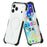For iPhone 17 Pro Max Case Compatible with MagSafe Reinforced Corners TPU + Acrylic + TPE Phone Cover - Clear + Black - 1