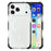 For iPhone 17 Pro Max Case Compatible with MagSafe Reinforced Corners TPU + Acrylic + TPE Phone Cover - Clear + Black - 6